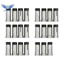 23 Pack 3mm - 25mm × 1mm Metric 5C Collet Set High Precision 0.0005" Accuracy