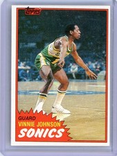 1981-82 Topps - Vinnie Johnson #99W (RC) Rookie Card Seattle Supersonic 99 West