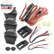12v Universal Power Windows Switch Kit Plastic Wiring Harness Kit Diy Conversi