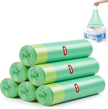Potty Liners with Drawstring, 90 Count Disposable Bags, 18 x 20 inch  Universal