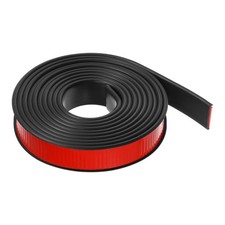 25mmx3000mm Flexible TPE Self Adhesive U-Shape Veneer Edging Edge Banding Black