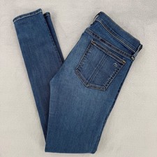 Rag & Bone JEAN Redmond Skinny Jeans Womens 28 Blue Denim Designer Made in USA