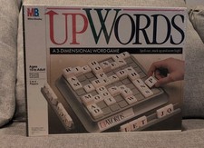 UpWords Board Game Vintage 1988 Milton Bradley New In Box