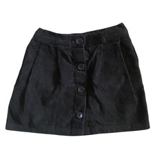 Gap Black Corduroy Girls Skirt Size Small 6-7 Years NWOT