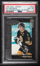 1995 Collector's Choice Prize Crash the Game Silver Ray Bourque PSA 8 HOF 0i7l