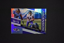 Lamar Jackson 2021 Panini Donruss Elite Ascension #A5 Baltimore Ravens Insert