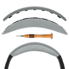 Geekria Headband Pad for Bose QuietComfort 35 ii Gaming Headphones Grey