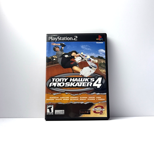 Jeu Tony Hawk's Pro Skater 4 PS2 - Version Française Complète, Bon état