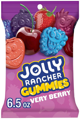 Gummies Very Berry Fruit Flavored Candy Bag, 6.5 Oz