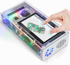 Raspberry Pi 5 Case with Screen 4.3'' Touchscreen , 128GB M.2 NVMe SSD 800 ....