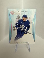 23-24 UD Ultimate Hockey Rookies Bobby McMann /299 Toronto Maple Leafs Star