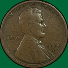 1914-S Lincoln Wheat Cent Very Good VG Coin #40052
