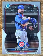 Adan Sanchez Chicago Cubs 2023 Bowman Chrome 1st Bowman RC BCP-219