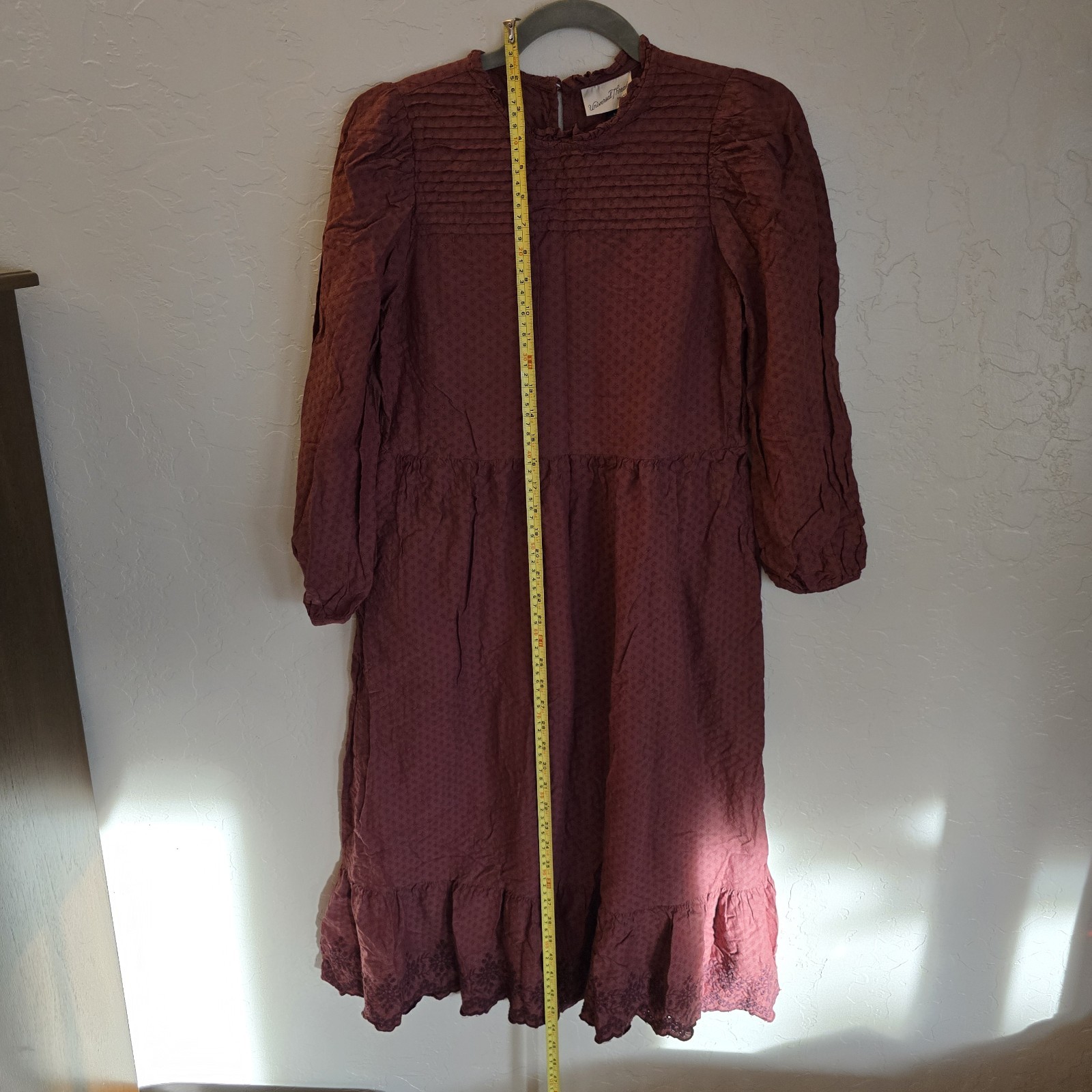 Universal Thread cranberry cottage core prairie M… - image 13