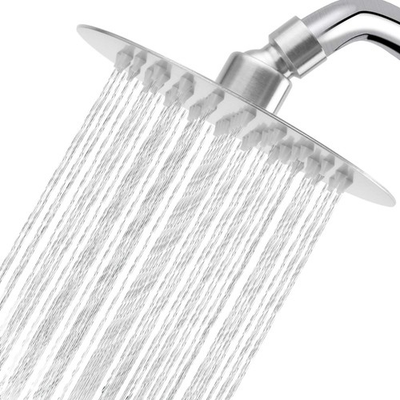 #ad NearMoon Rain Shower Head Ultra Thin Design Pressure 6 Inch Brushed Nickel $30.45