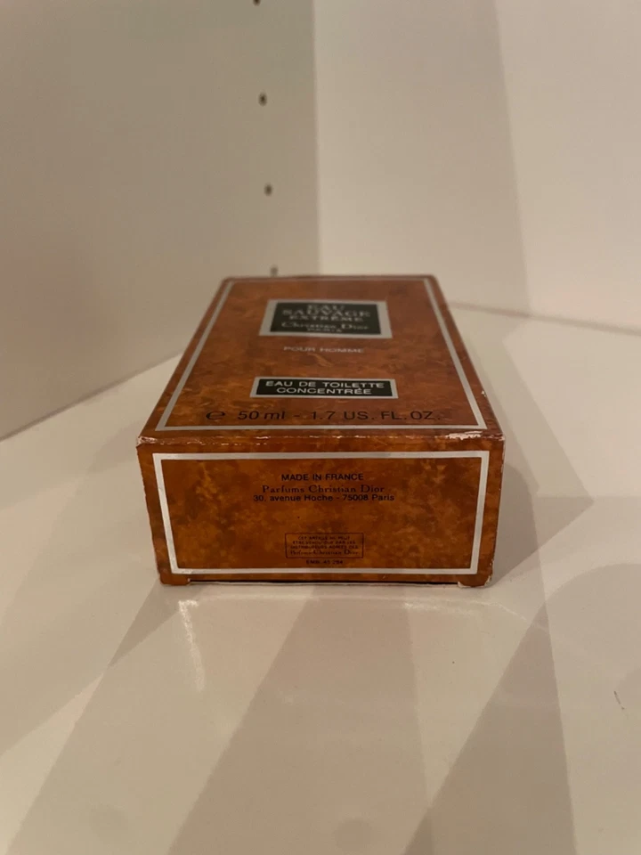 Eau Sauvage Dior Edt 50 ml concentrate vintage Nuovo  - Immagine 4 di 4