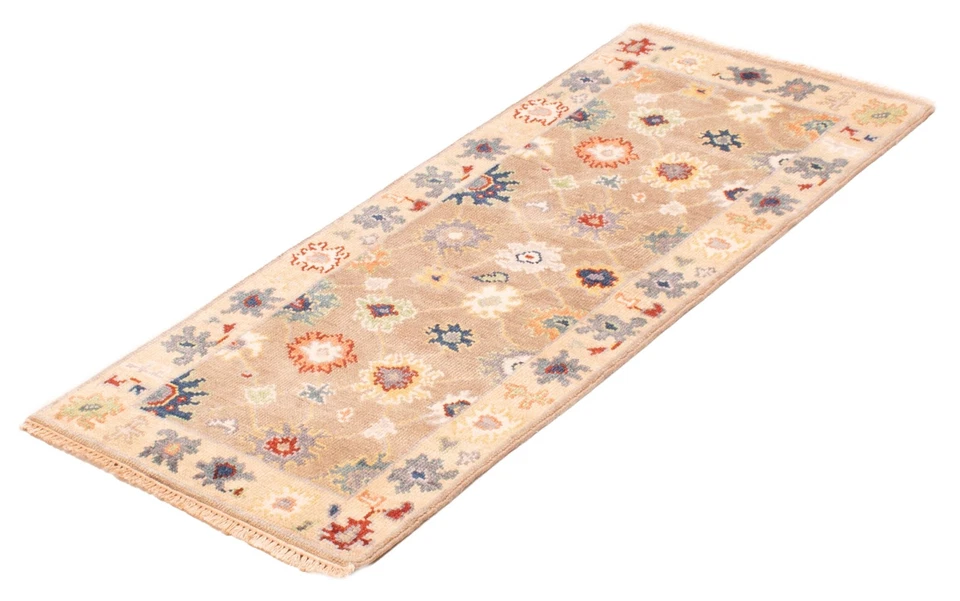 Brown Traditional 2'6" x 5'11" Oriental Hand-knotted Wool Area Rug - Image 4 of 4