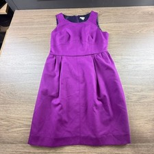 J. Crew Factory Wool Blend Sleeveless Sheath Dress Office Work Orchid Size 10