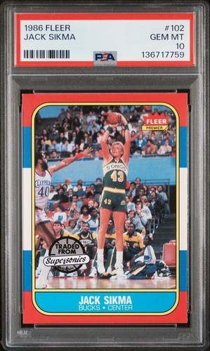 1986 Jack Sikma #102