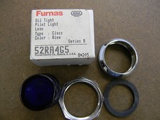 Siemens Furnas 52RA4G5 Oil Tight Blue Glass Lens