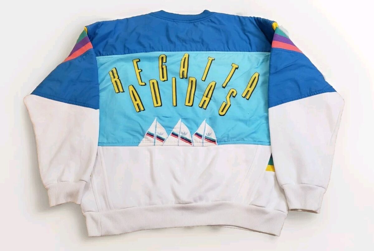 Vintage 1980s Adidas Sailing Regatta Crewneck Sweatshirt 2XL Vintage 1980s Adidas Sailing Regatta Crewneck Sweatshirt 2XL