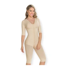 Colombian Post Surgery Long Leg Girdle With Bra And Sleeves 0161