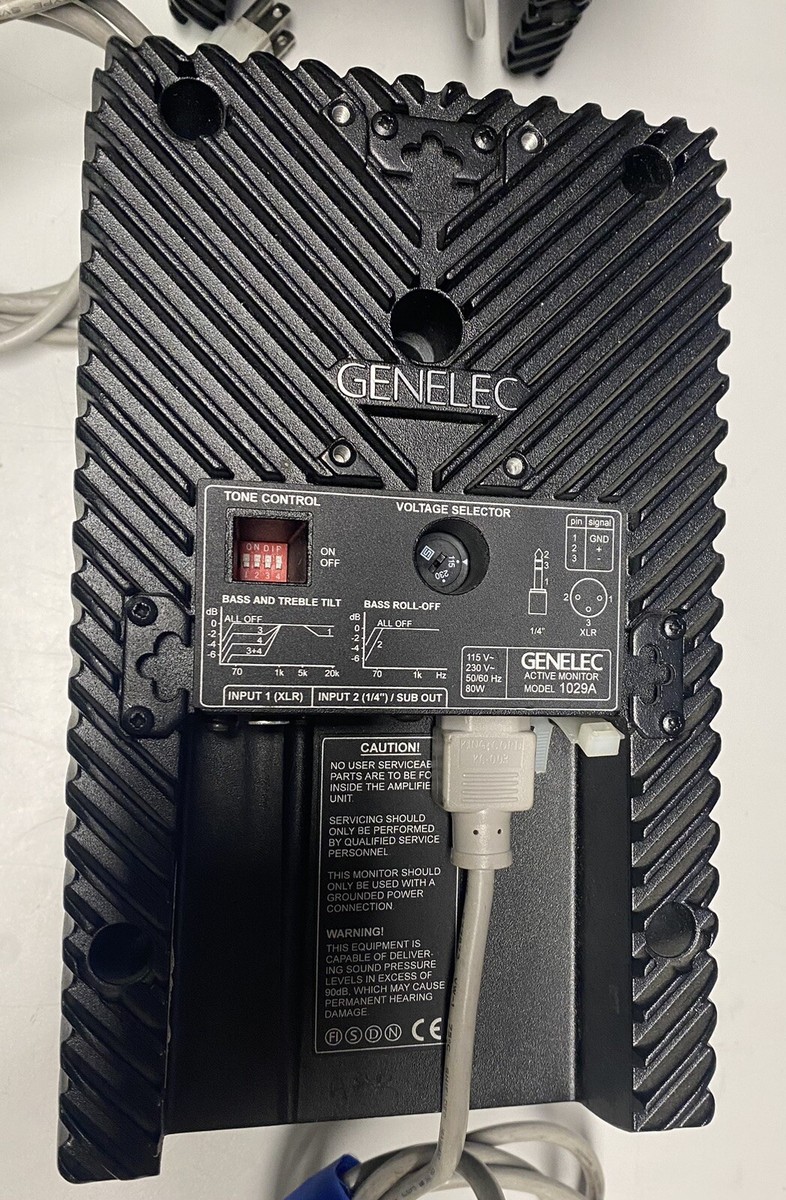 Pair Genelec 1029A 2 way Studio Monitors | eBay Pair Genelec 1029A 2 way Studio Monitors | eBay
