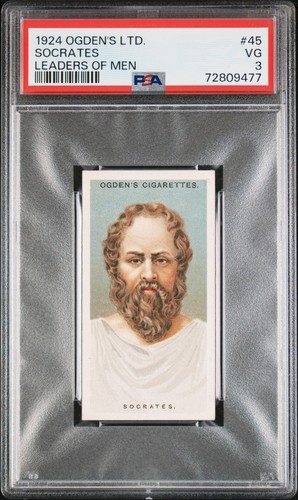 Socrates - 1924 Ogden's Leaders of Men  #45    PSA 3 - Picture 1 of 2