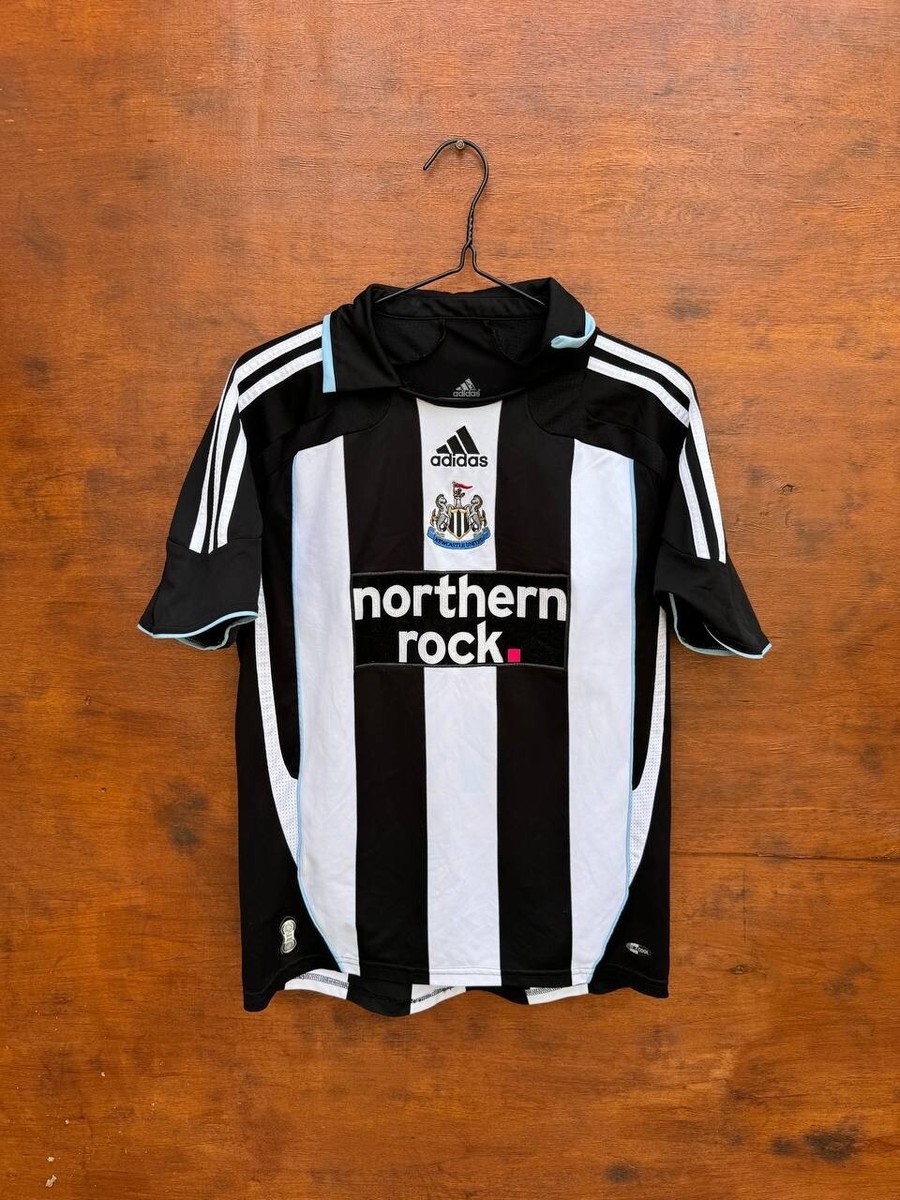NEWCASTLE UNITED 2007/2009 HOME FOOTBALL SHIRT JERSEY ADIDAS
