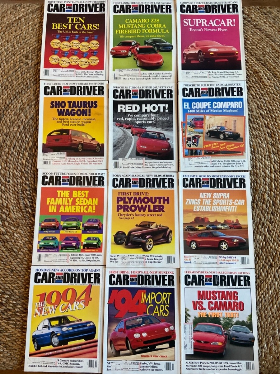 1993 Car and Driver Magazines | eBay