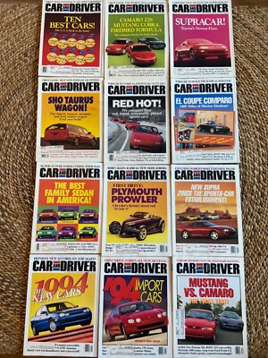 1993 Car and Driver Magazines | eBay