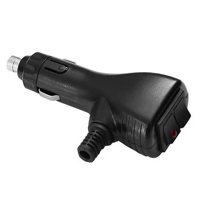KFZ Auto Motorrad Stecker mit Schalter & Taster Zigarettenanzünder 12V 24V 10A - Bild 1 von 2