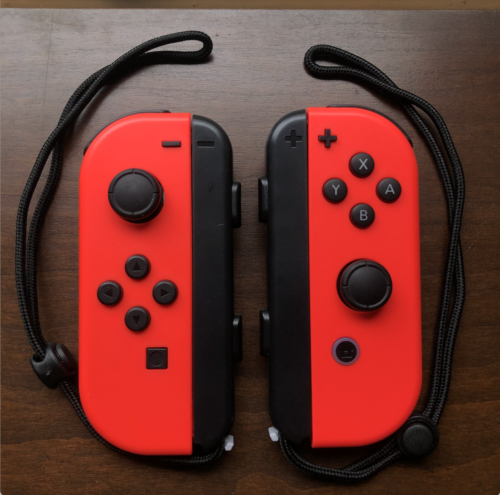 Manette de jeu sans fil Bluetooth pour Nintendo Switch Joy-Con L & R avec sangles - Photo 1/4