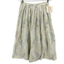 NWT Act III Vintage Skirt Floral Pleated Midi Lightweight Size 12