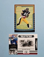 2000 Bowman Rookie Plaxico Burress RC By Topps + ssp /50 Short Print Insert