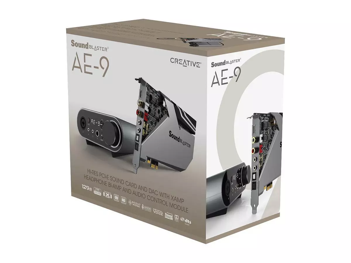 Creative Sound Blaster AE-9 Sound Card (Metallic Gray) 54651192294