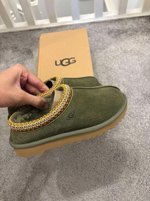 UGG TASMAN SLIPPER DAMEN BURNT OLIVE GREEN - UK 3