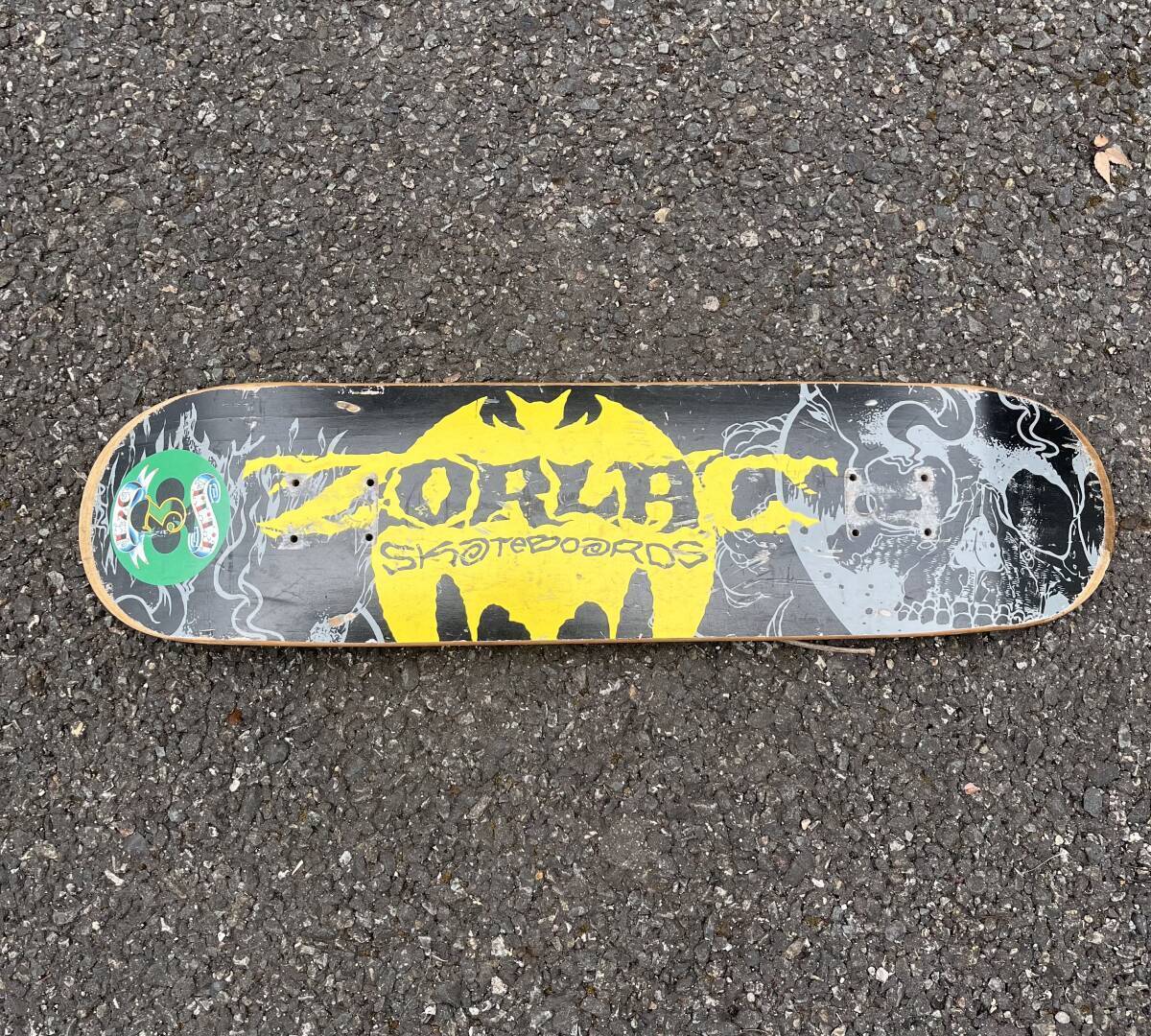 ZORLAC Skateboard Deck PUSHEAD Vintage Deck Used Import from ZORLAC Skateboard Deck PUSHEAD Vintage Deck Used Import from