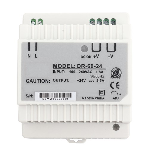 DR-60-24 60W Single Output 24V DinRail Power Supply Switching Power Supply