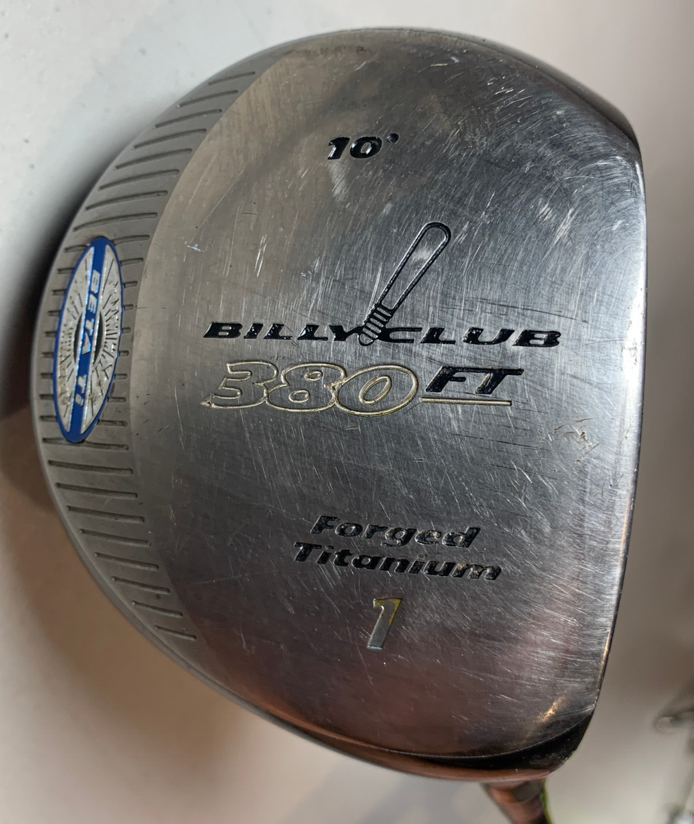 Billy Club 380 FT 1 Wood 10* RH Titanium Driver Ultralite 350