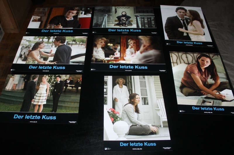 THE LAST KISS Lobby Card Set German Zach Braff, Blythe Danner, Rachel Bilson