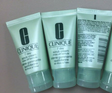 Lot of 3 1 oz/30 ml Clinique 7 Day Scrub Cream Rinse-Off Formula Travel Size New