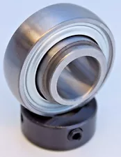 Premium SA205-16 Insert Bearing 1" Bore w/Collar Spherical OD NPS100RPC RA100RRB