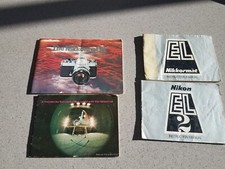 Vtg Lot of 4 Nikkormat Nikon NIKKORMAT 2 Manuals Books Manuals