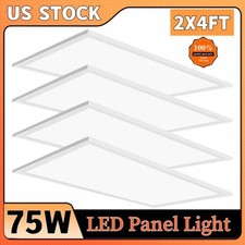 2x4FT 2x2FT 5000K Recessed Back-Lit Drop Ceiling LED Flat Panel Troffer Light
