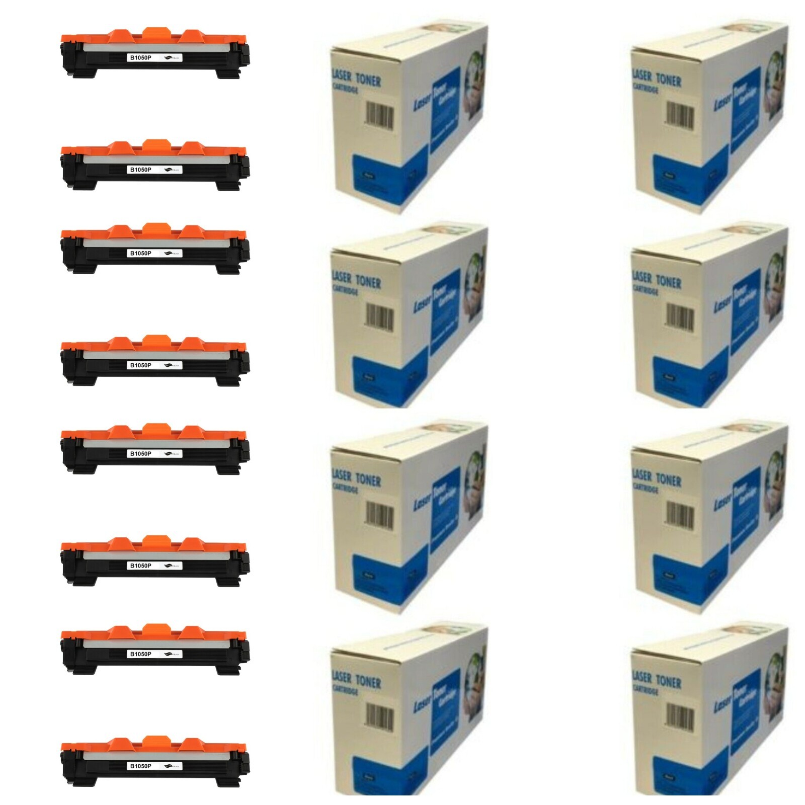 Toner For Brother DCP-1510 Printer TN1050 Laser Cartridge Compatible Black 8pk