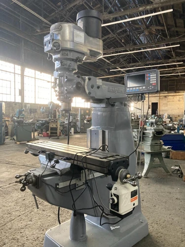 2 HP RECONDITION BRIDGEPORT MILLING MACHINE DRO POWER FEED