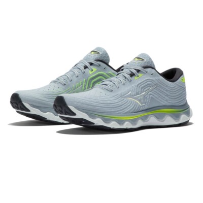 Mizuno Wave Horizon 6 Blau Weiß Größe UK 4 5 6 7 8 9 US Laufschuhe Neu