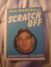 1970 Topps Baseball Scratch Offs Harmon Killebrew MT Unscratched