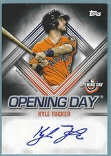Kyle Tucker 2021 Topps Opening Day AUTO #ODA-KT Astros